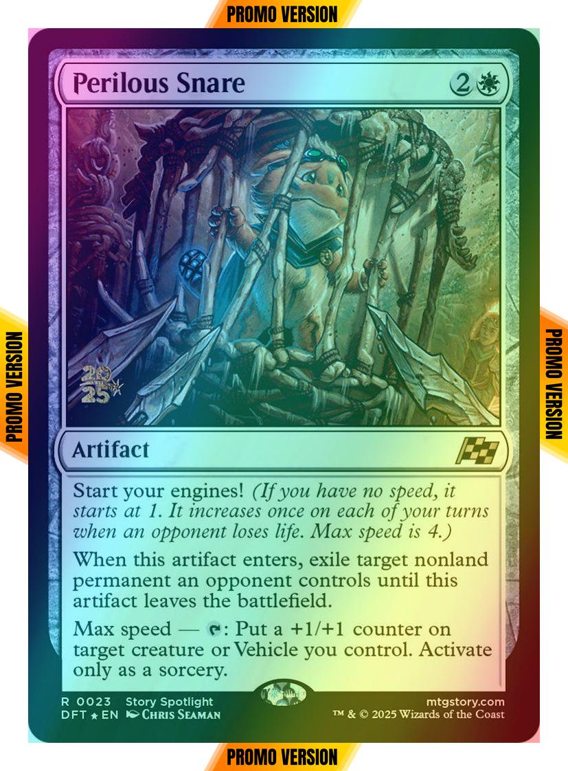 Perilous Snare [23s] [Prerelease] [Aetherdrift: Promos] [Foil]