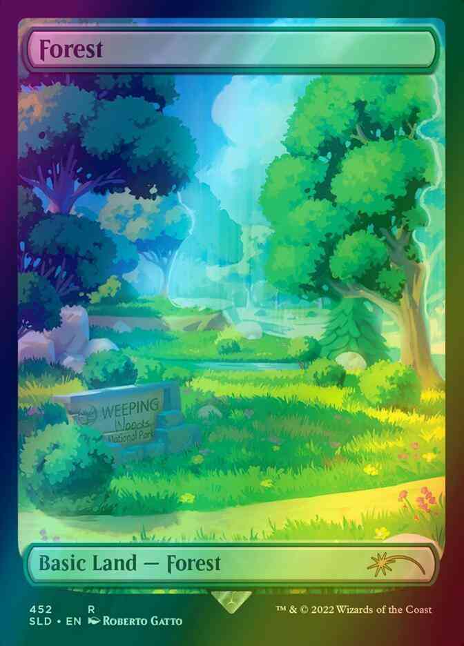 Forest [0452] [Full Art] [Fortnite: Landmarks] [Secret Lair Drop] [Foil]