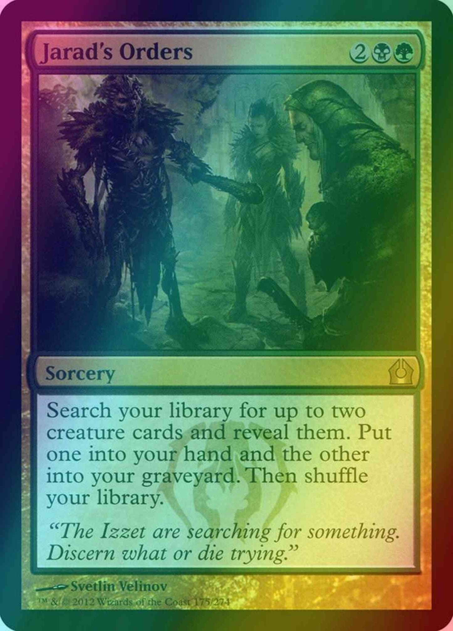 Jarad's Orders [175] [Return To Ravnica] [Foil]