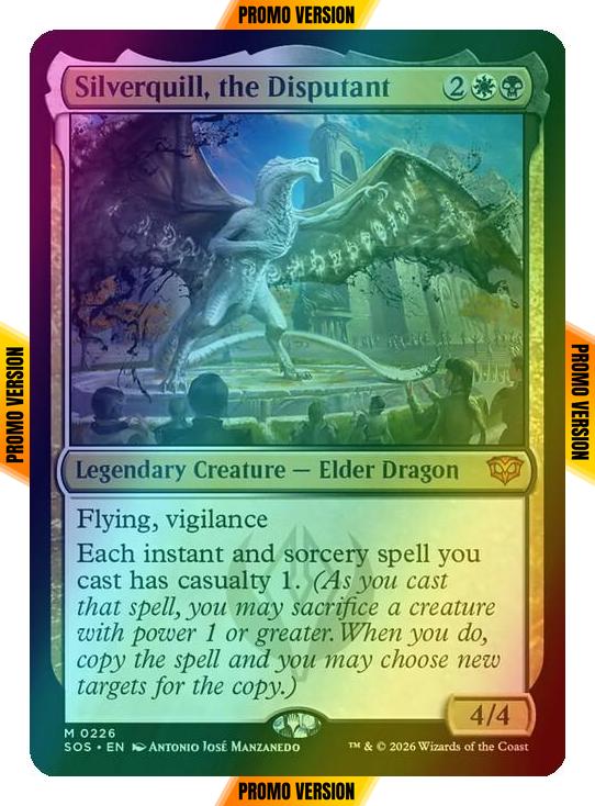 Silverquill, the Disputant [226p] [Promo Pack] [Secrets of Strixhaven Promos] [Foil]