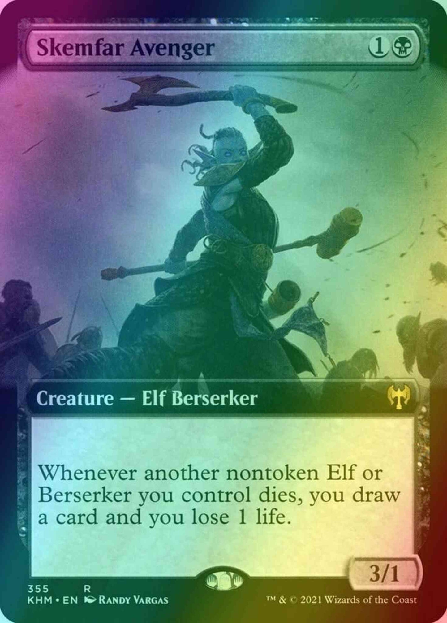 Skemfar Avenger [355] [Extended Art] [Kaldheim] [Foil]