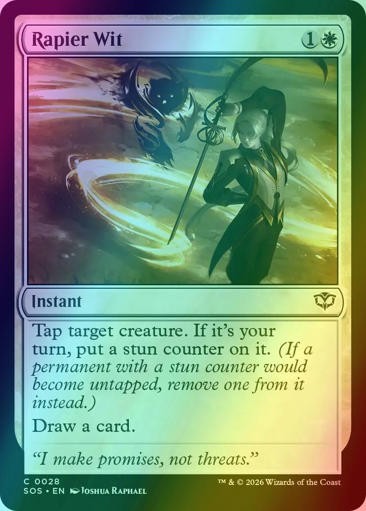 Rapier Wit [28] [Secrets of Strixhaven] [Foil]