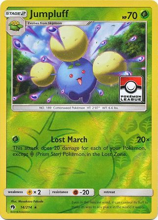Jumpluff - 14/214 - League [Reverse Holo]
