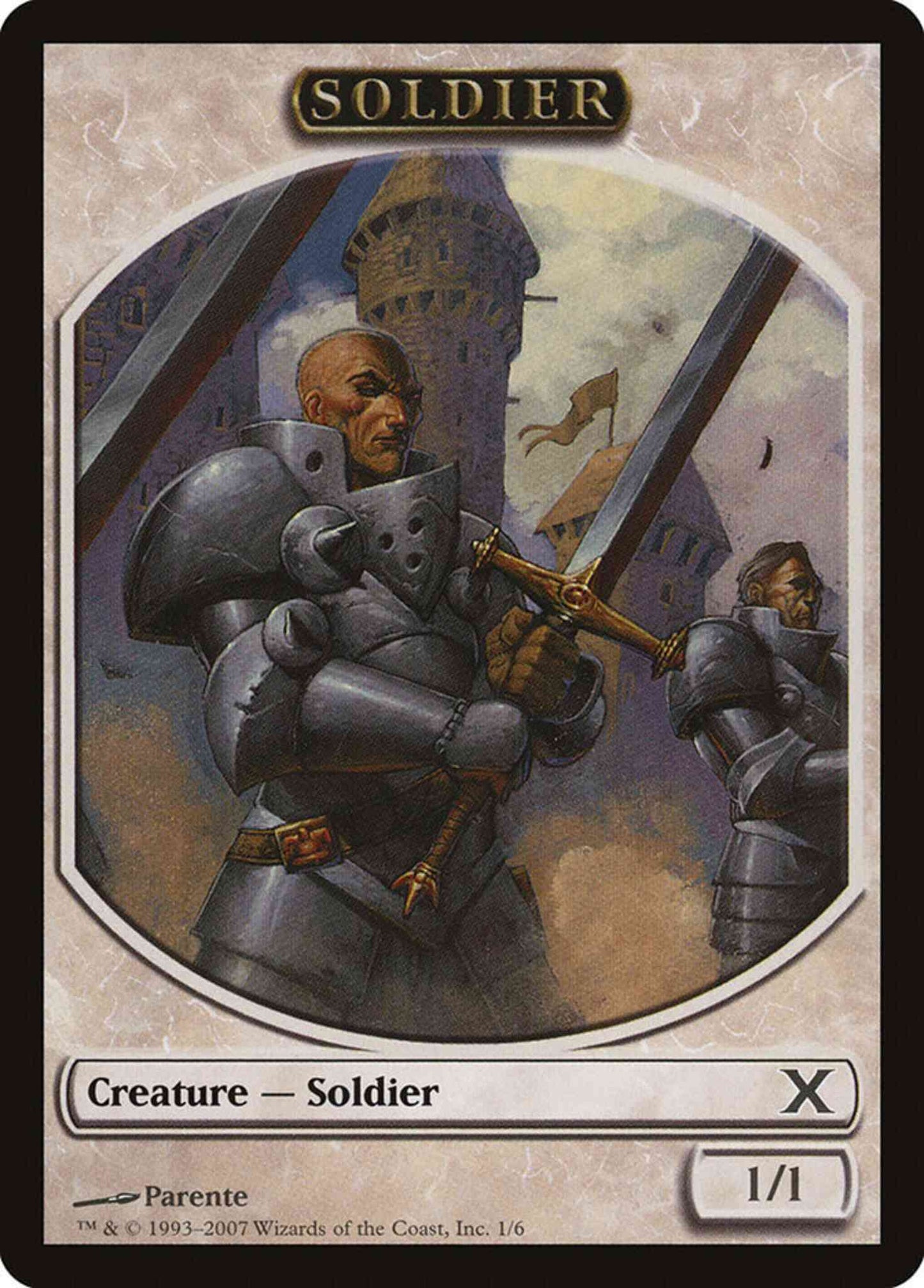 Soldier Token [01] [Tenth Edition Tokens] [Non-Foil]