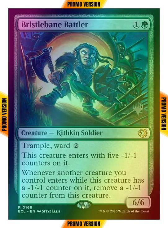 Bristlebane Battler [168p] [Promo Pack] [Lorwyn Eclipsed: Promos] [Foil]