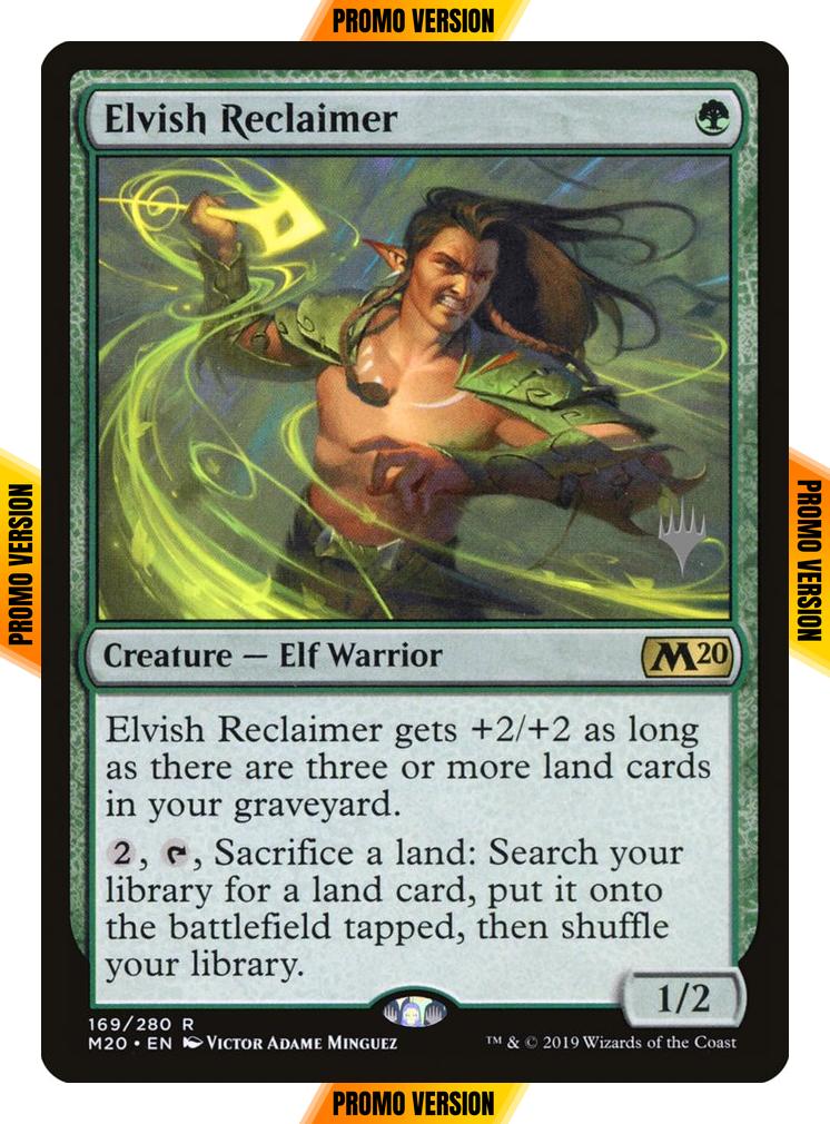 Elvish Reclaimer [169p] [Promo Pack] [Core Set 2020 Promos] [Foil]