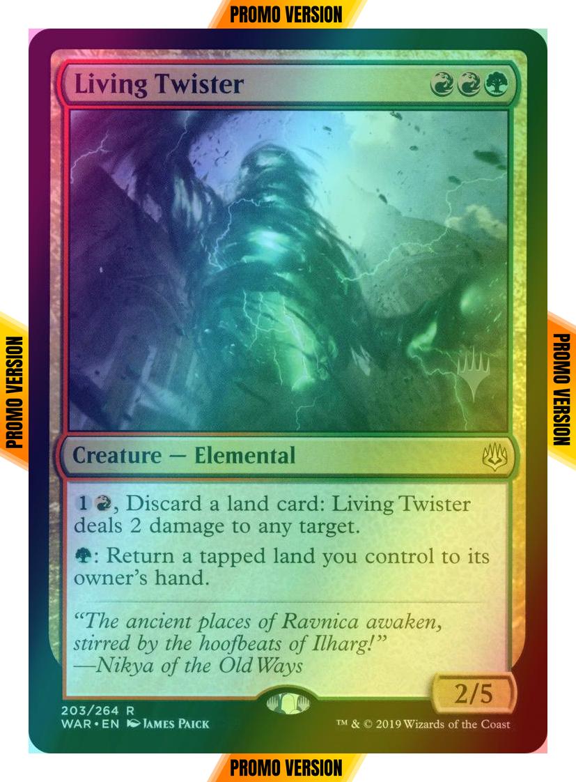 Living Twister [203p] [Promo Pack] [War of the Spark Promos] [Foil]