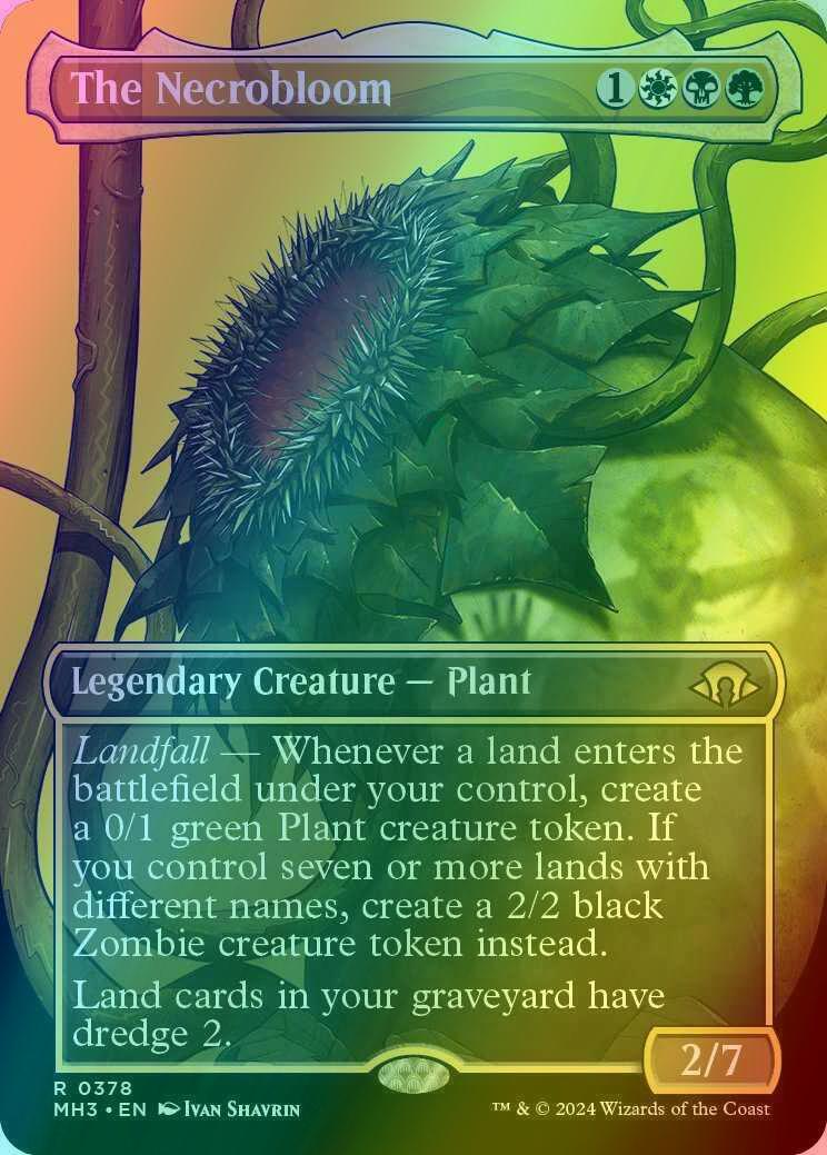The Necrobloom [378] [Borderless] [Modern Horizons 3] [Foil]