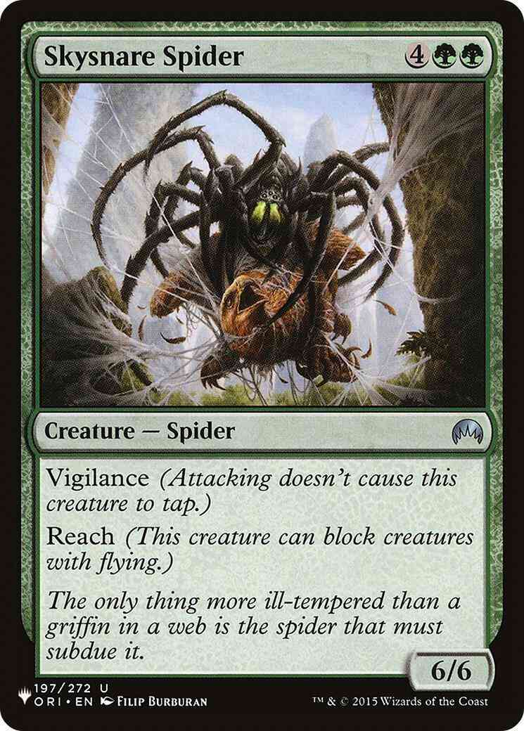 Skysnare Spider [ORI-197] [The List] [Non-Foil]