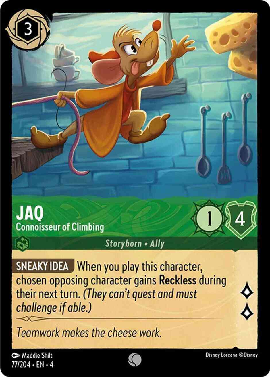 Jaq - Connoisseur of Climbing - 77/204 [Ursula's Return] [Cold Foil]