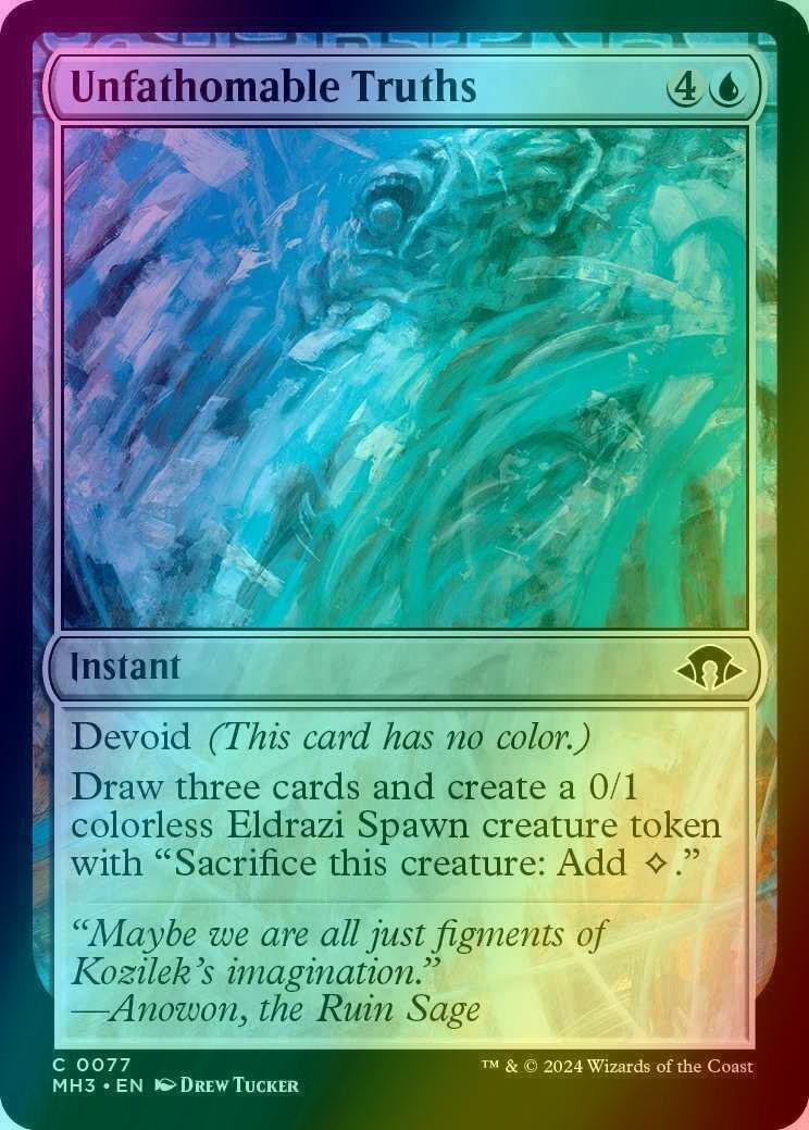 Unfathomable Truths [77] [Modern Horizons 3] [Foil]