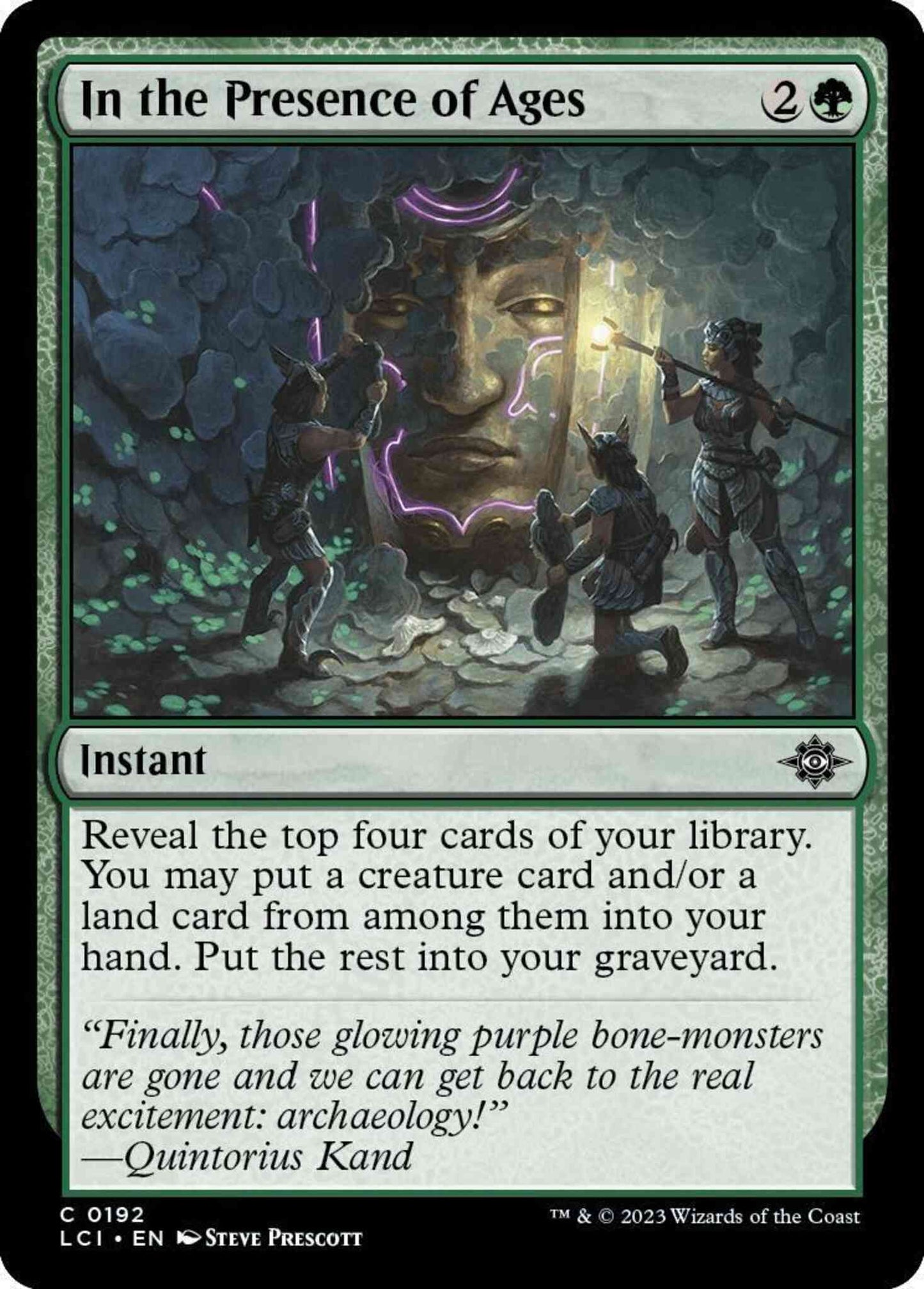 In the Presence of Ages [192] [The Lost Caverns of Ixalan] [Non-Foil]