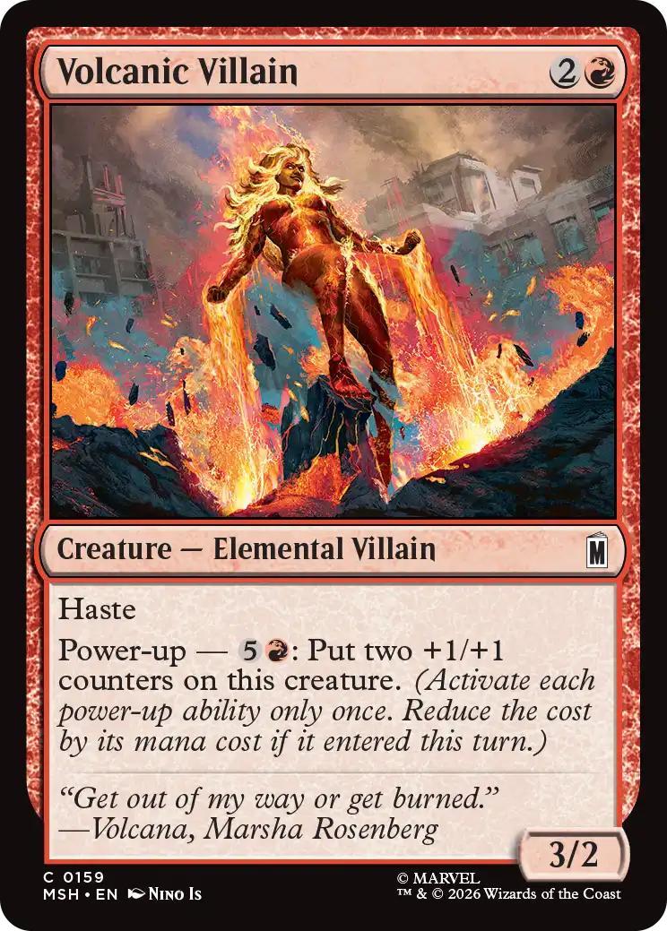 Volcanic Villain [159] [Marvel Super Heroes] [Non-Foil]