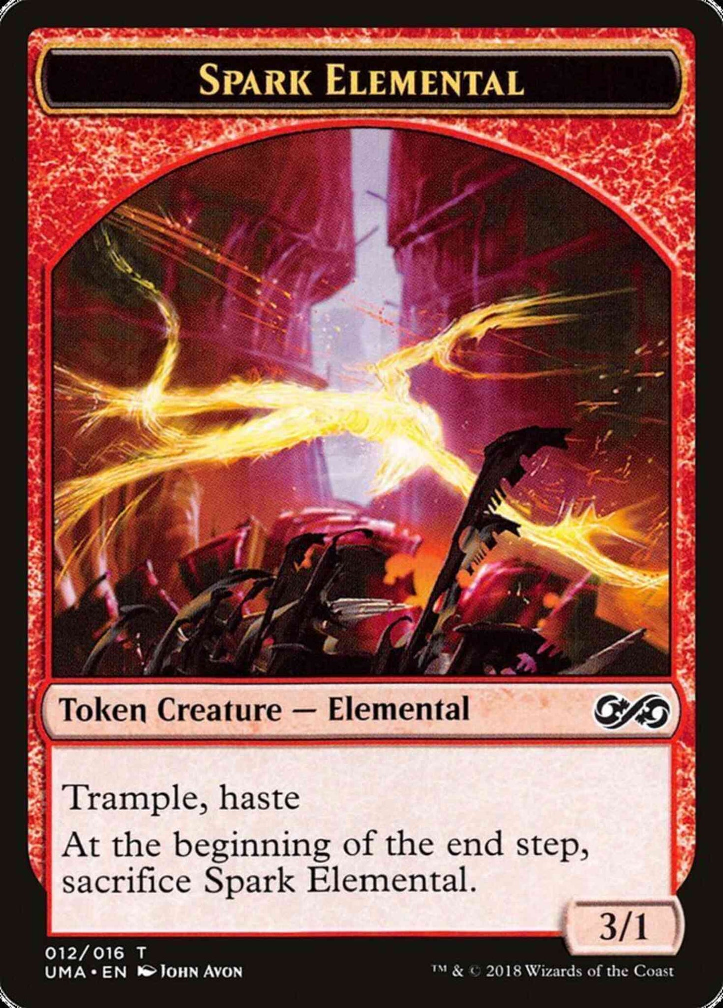 Spark Elemental Token [12] [Ultimate Masters Tokens] [Non-Foil]