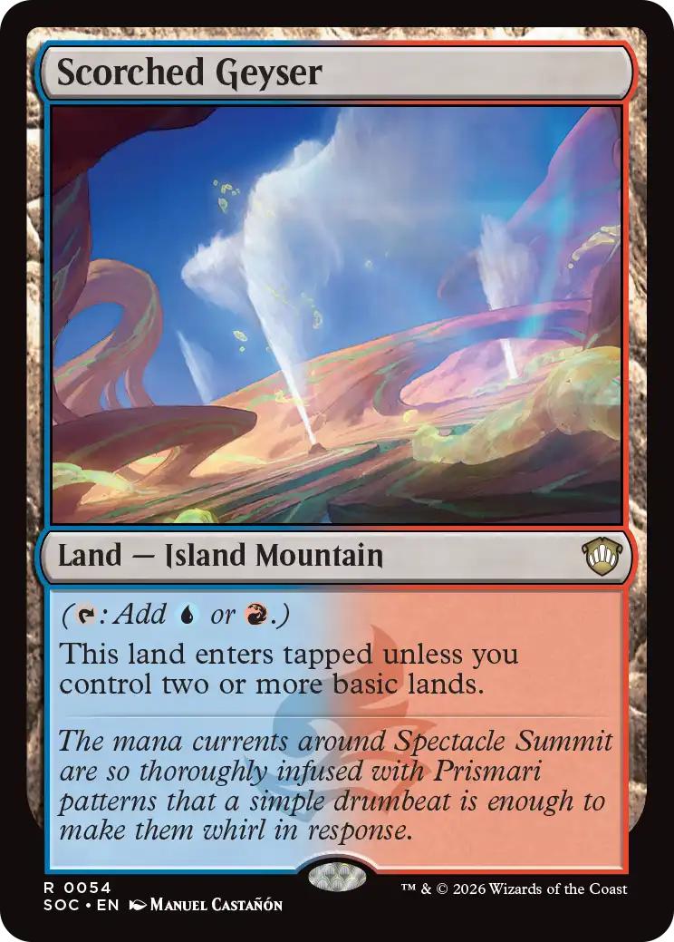 Scorched Geyser [54] [Secrets of Strixhaven: Commander] [Non-Foil]