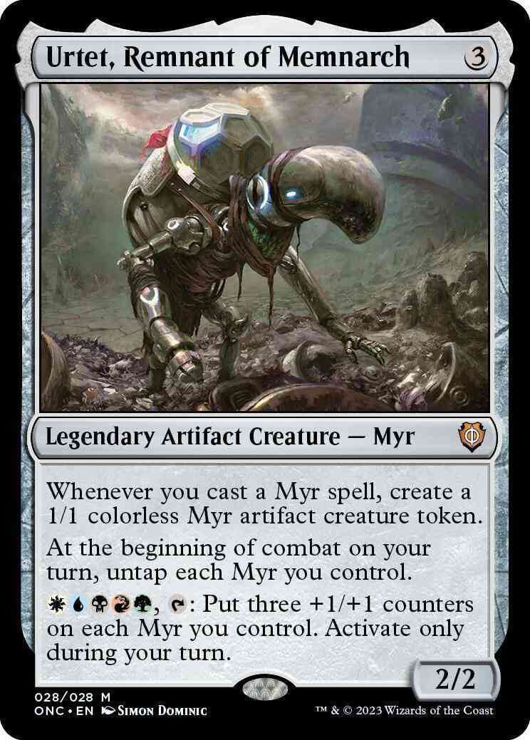 Urtet, Remnant of Memnarch [28] [Phyrexia: All Will Be One: Commander] [Non-Foil]