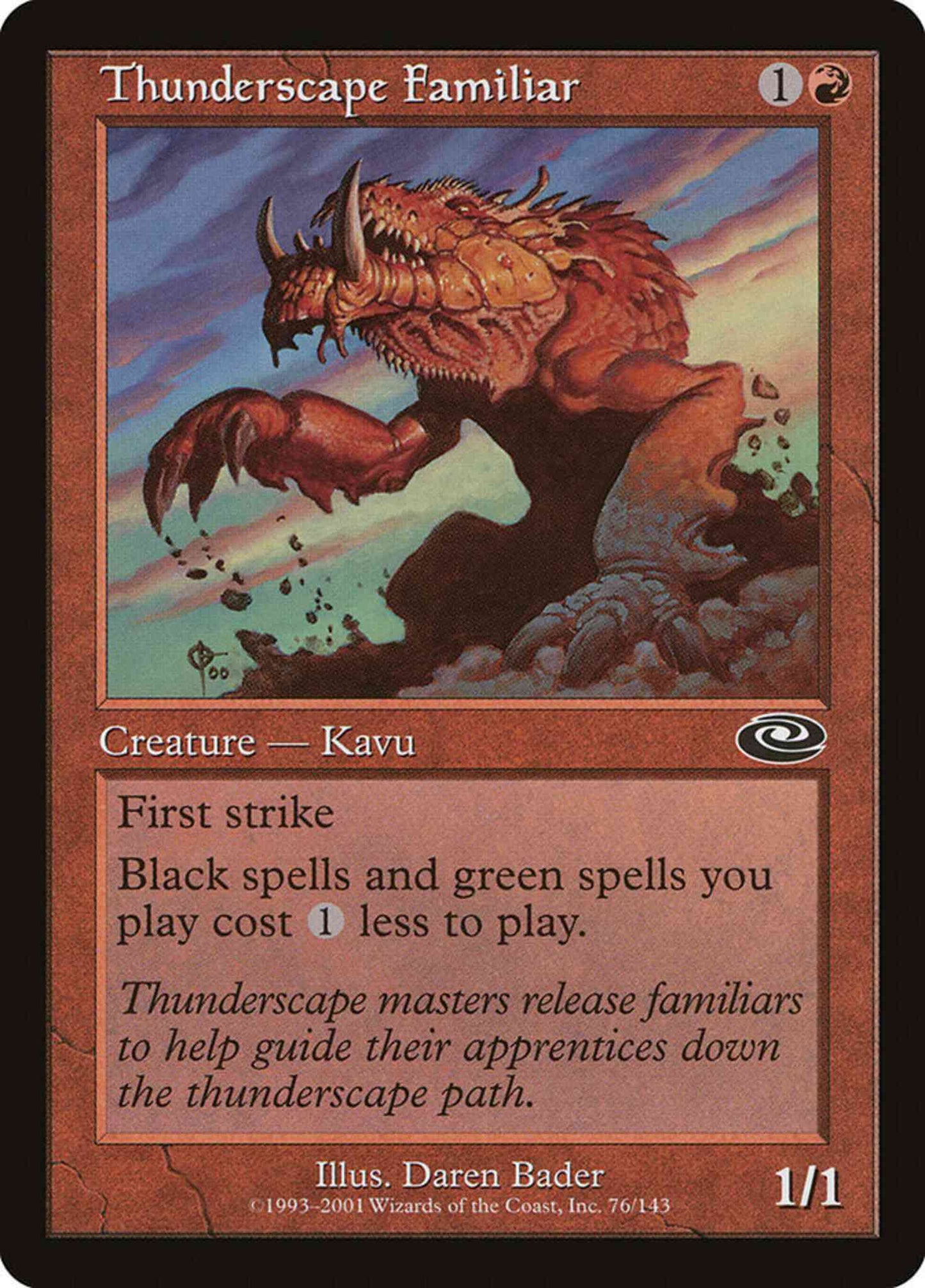 Thunderscape Familiar [76] [Planeshift] [Non-Foil]