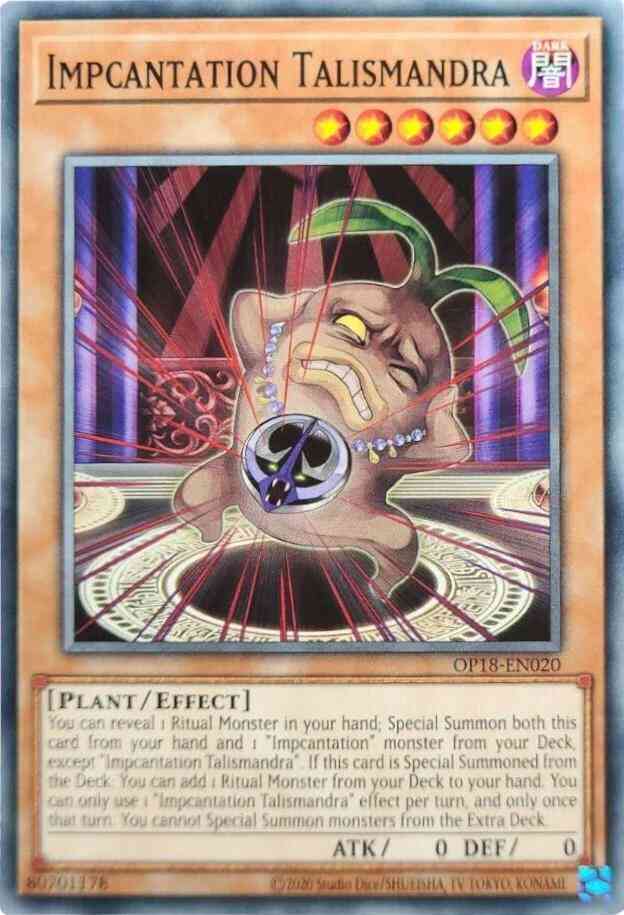 Impcantation Talismandra - OP18-EN020 - Common - Unlimited