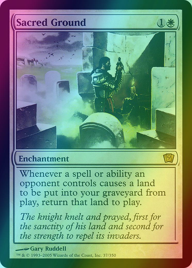 Sacred Ground [37x] [Ninth Edition] [Foil]