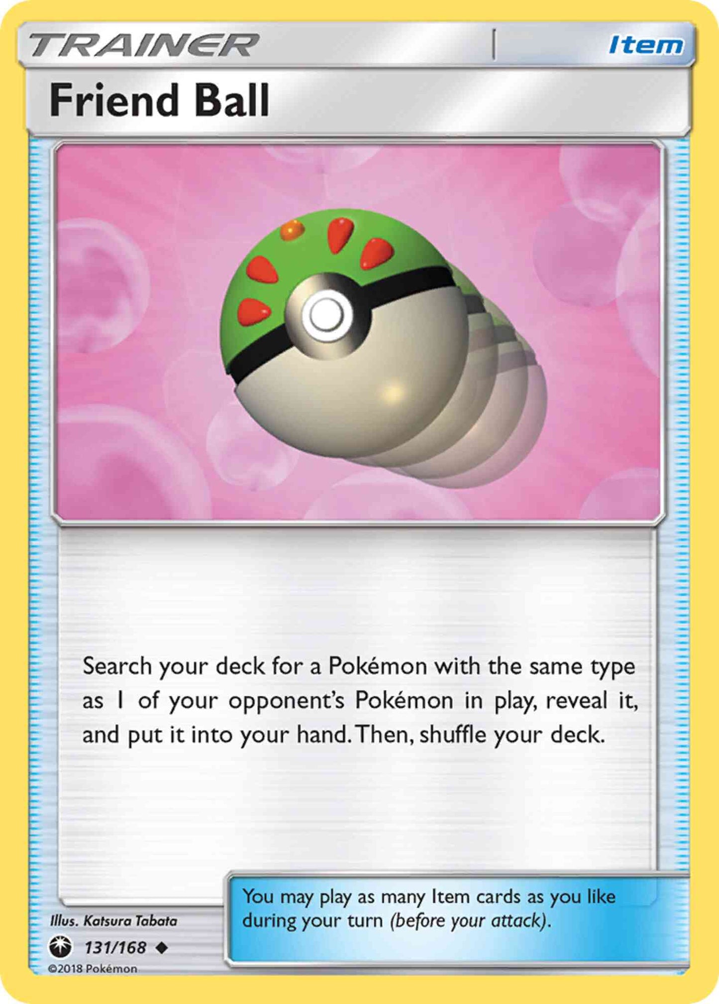 Friend Ball - 131/168 - Uncommon [sm7-131] [Reverse Holo]
