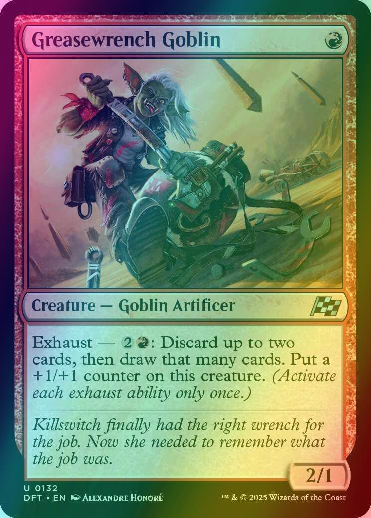 Greasewrench Goblin [132] [Aetherdrift] [Foil]