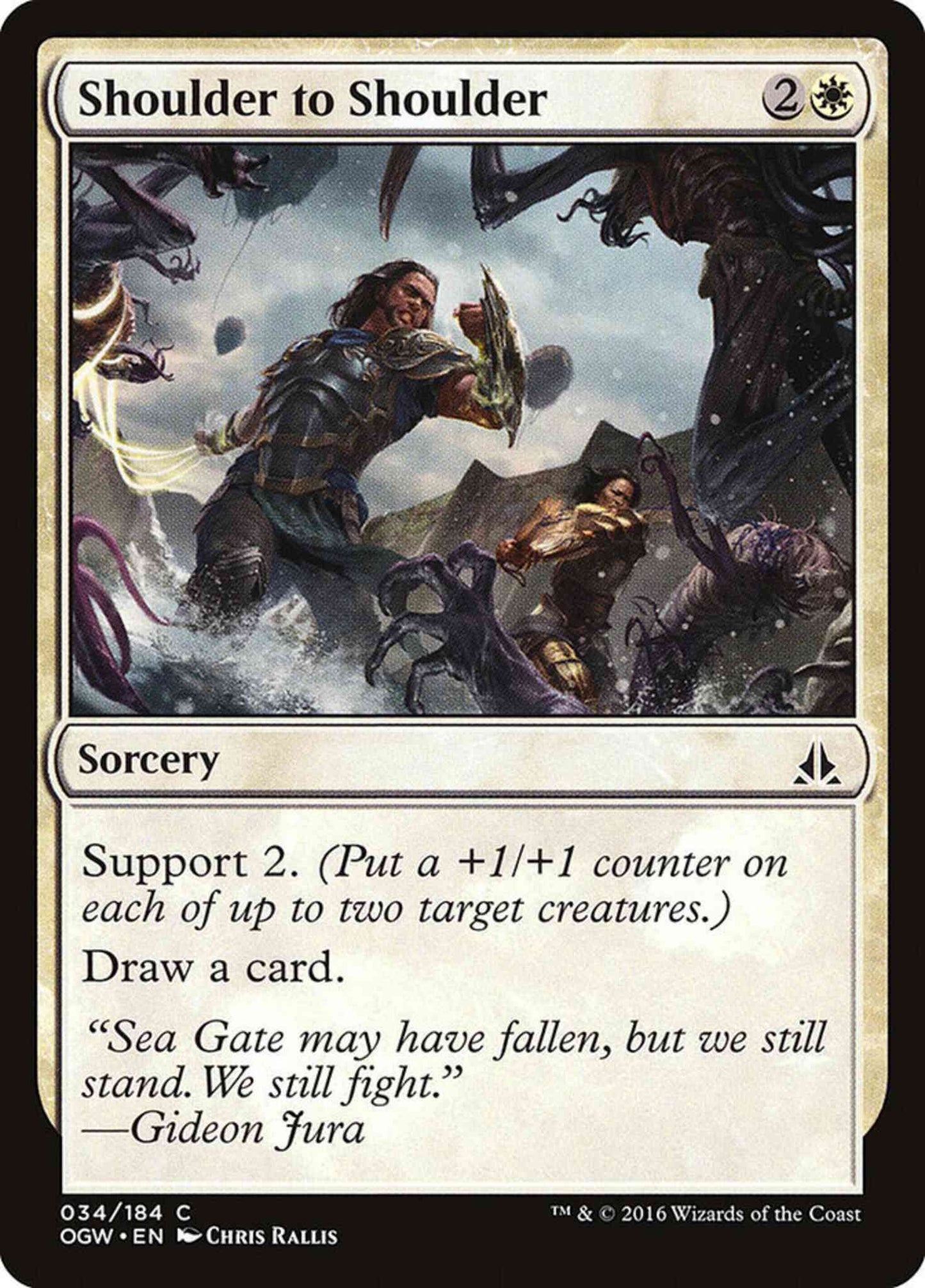 Shoulder to Shoulder [34] [Oath of the Gatewatch] [Non-Foil]