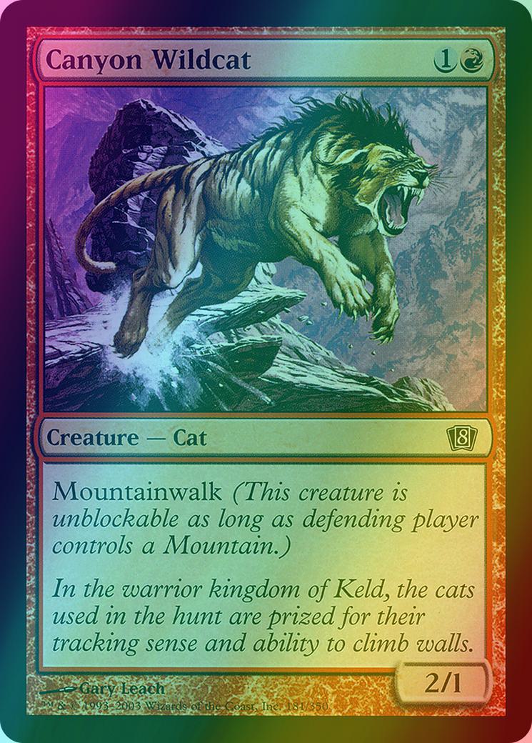 Canyon Wildcat [181x] [Eighth Edition] [Foil]