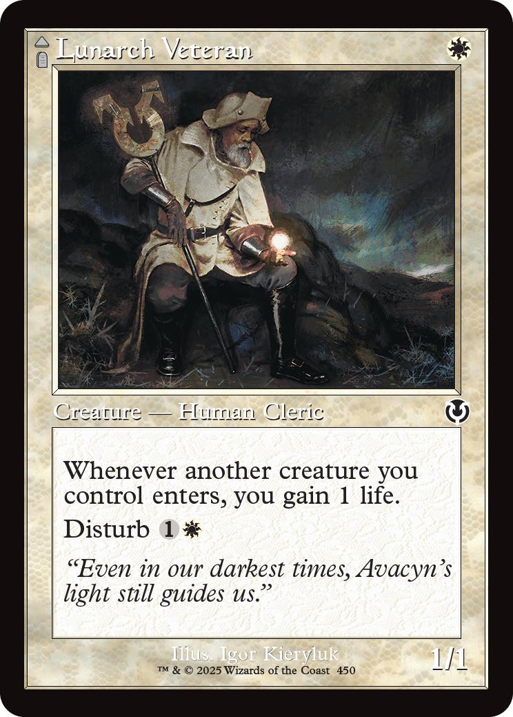 Lunarch Veteran // Luminous Phantom [450] [Retro Frame] [Innistrad Remastered] [Non-Foil]