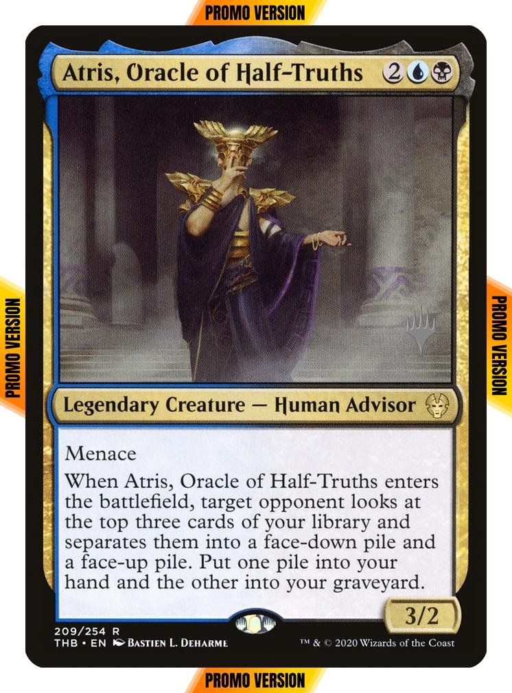 Atris, Oracle of Half-Truths [209p] [Promo Pack] [Theros Beyond Death Promos] [Non-Foil]