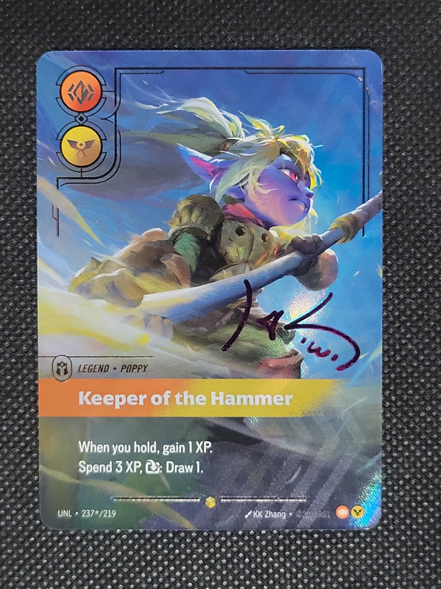 Keeper of the Hammer (Poppy) — Signature|Foil — ID 19209