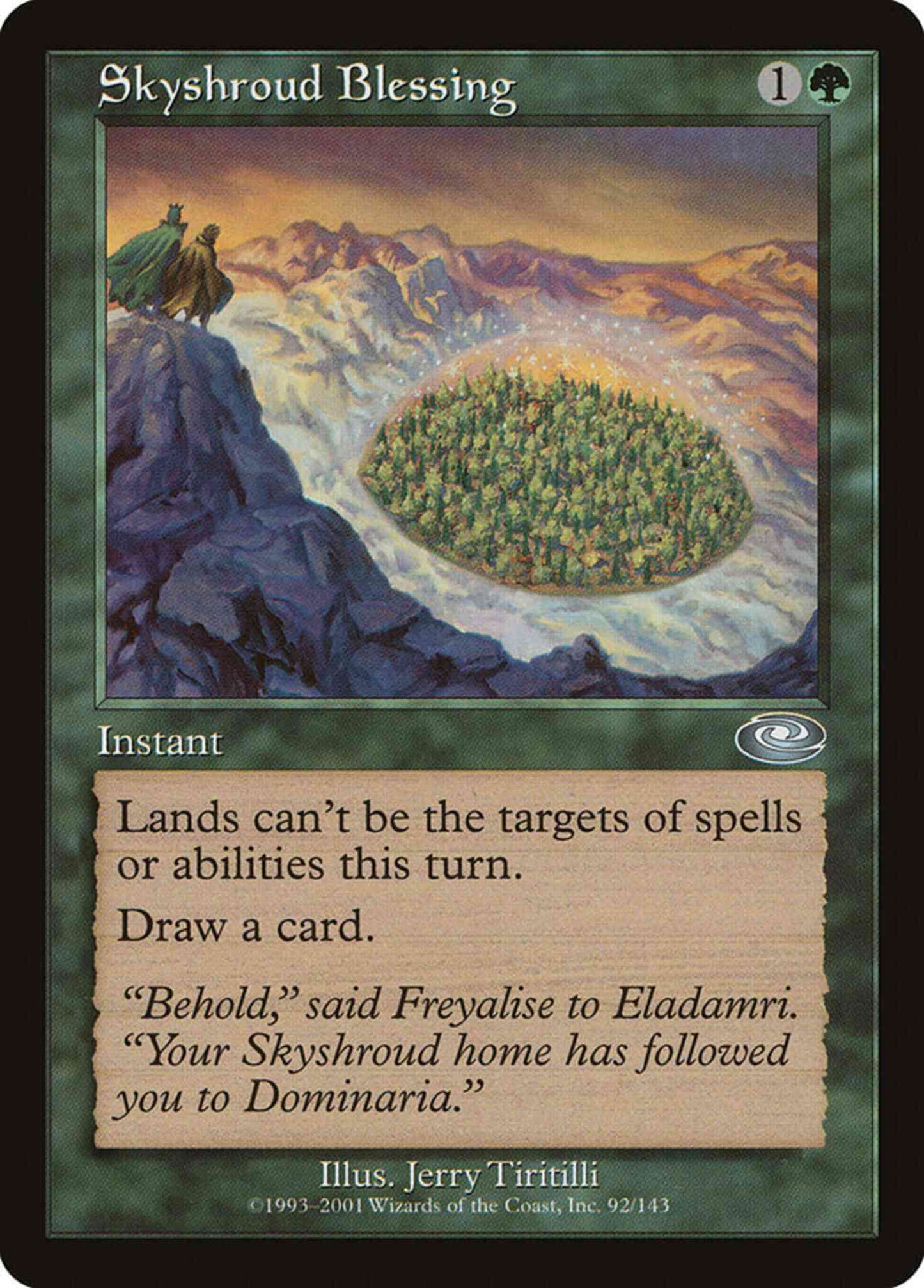 Skyshroud Blessing [92] [Planeshift] [Non-Foil]