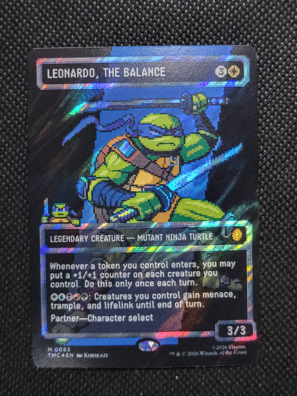 Leonardo, the Balance — Borderless|Pixel|Surge Foil — ID 16913