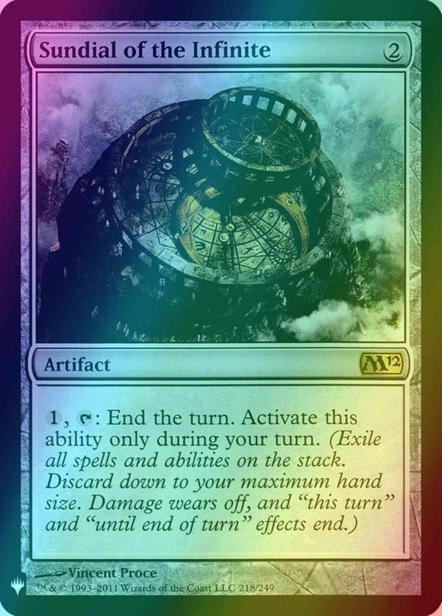 Sundial of the Infinite [M12-218] [The List] [Foil]