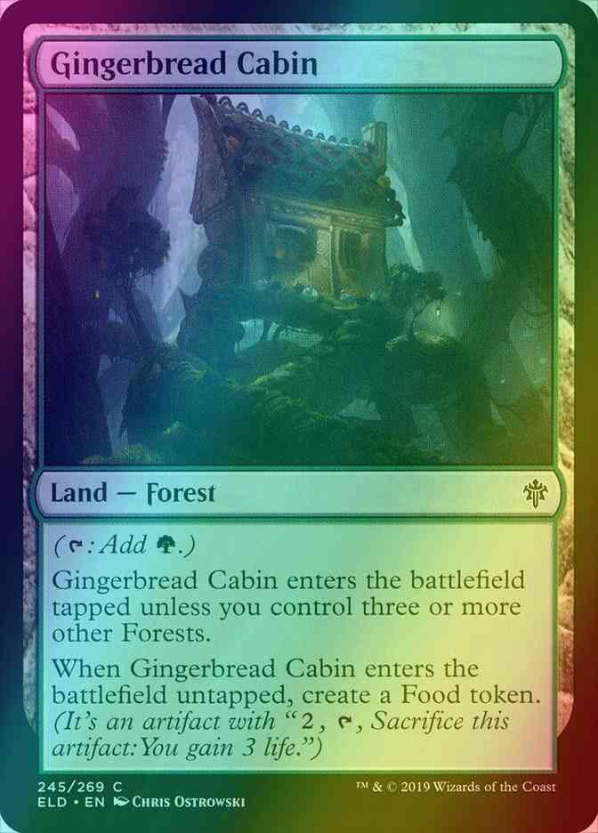 Gingerbread Cabin [245] [Throne of Eldraine] [Foil]
