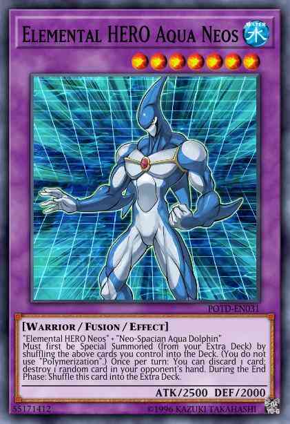 Elemental HERO Aqua Neos - POTD-EN031 - Ultra Rare - Unlimited