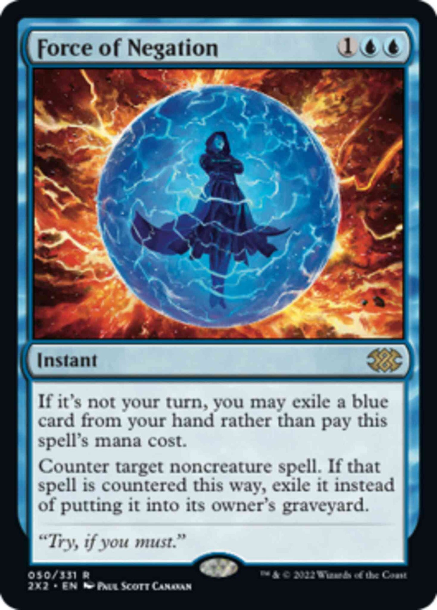 Force of Negation [50] [Double Masters 2022] [Non-Foil]