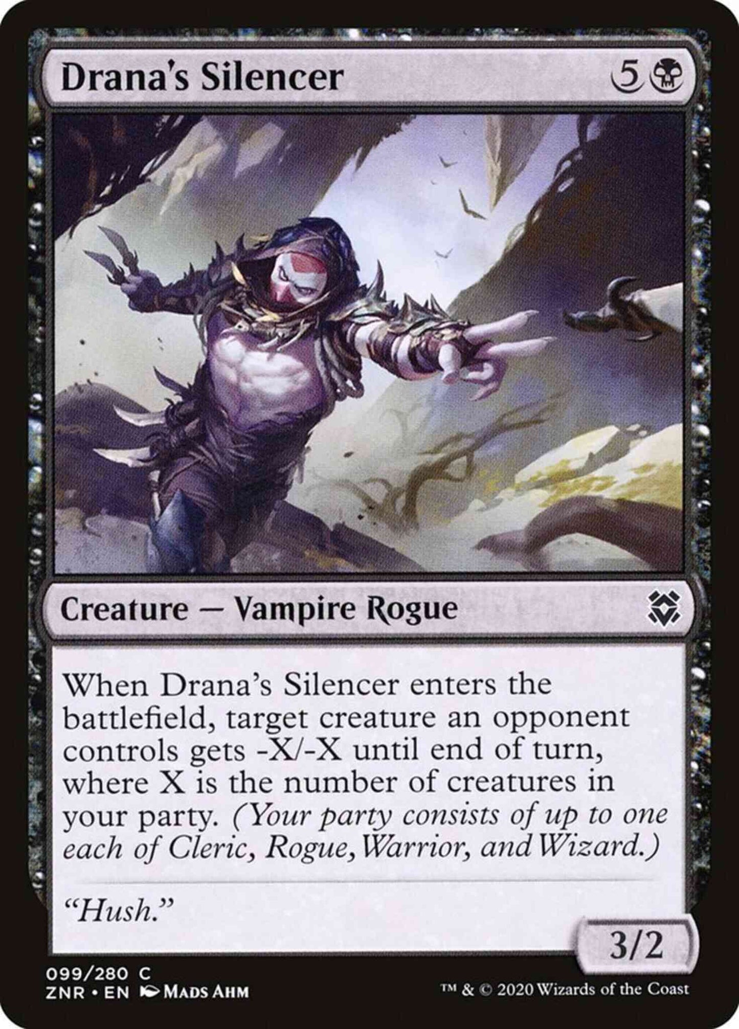 Drana's Silencer [99] [Zendikar Rising] [Non-Foil]