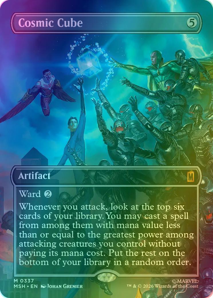 Cosmic Cube [337] [Borderless] [Scene] [Marvel Super Heroes] [Foil]