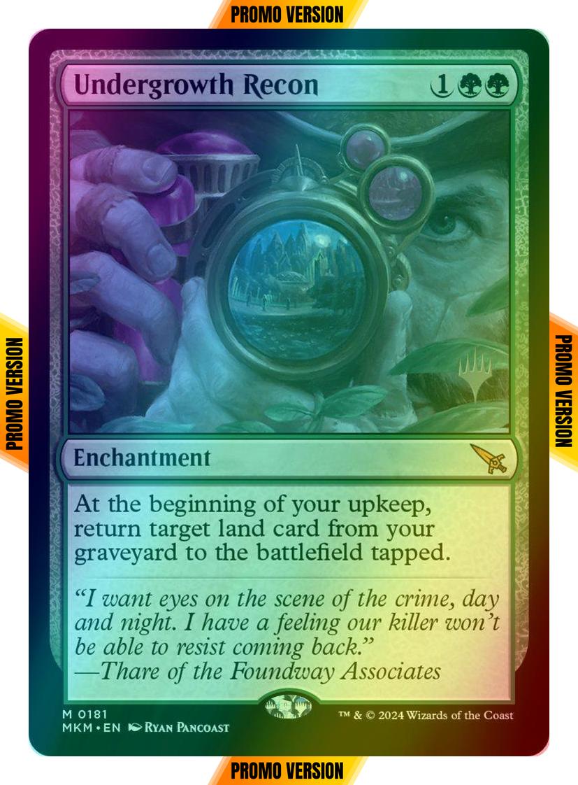 Undergrowth Recon [181p] [Promo Pack] [Murders at Karlov Manor: Promos] [Foil]