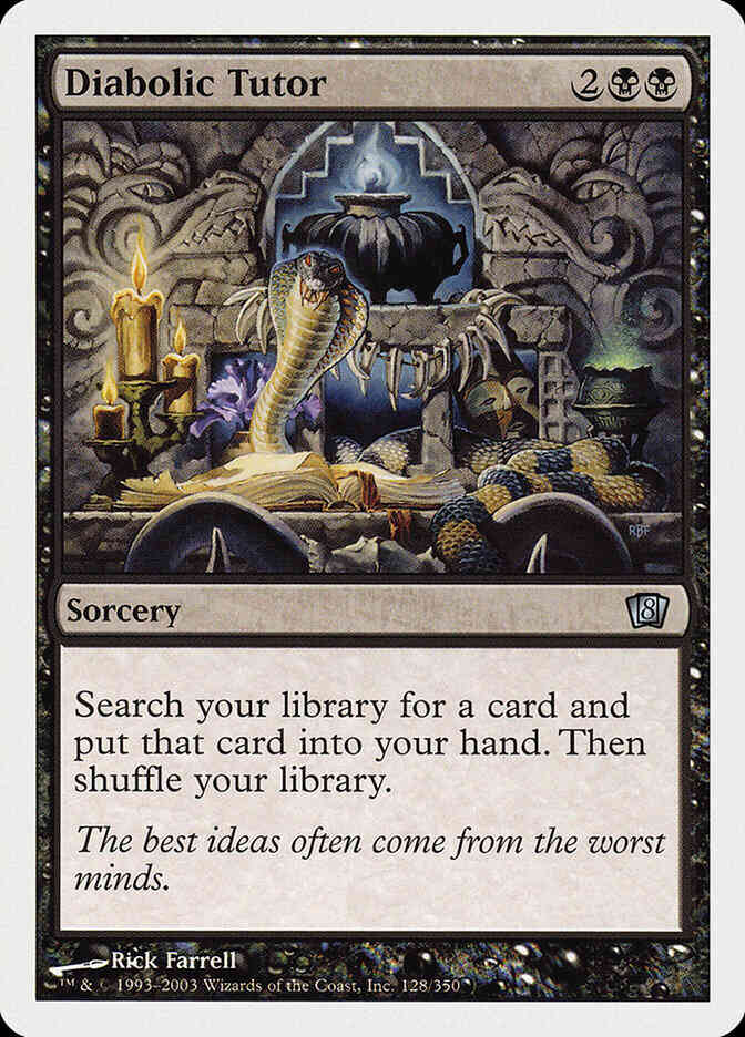 Diabolic Tutor [128] [Eighth Edition] [Non-Foil]