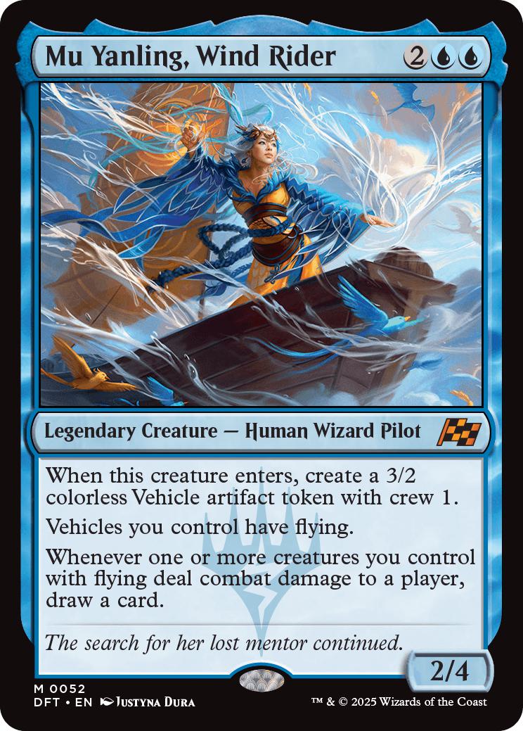 Mu Yanling, Wind Rider [52] [Aetherdrift] [Non-Foil]