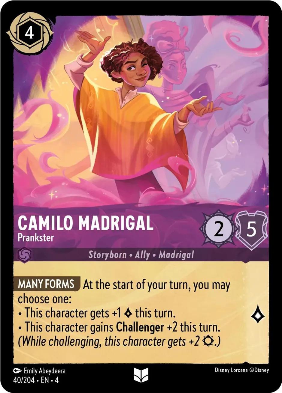 Camilo Madrigal - Prankster - 40/204 [Ursula's Return] [Cold Foil]
