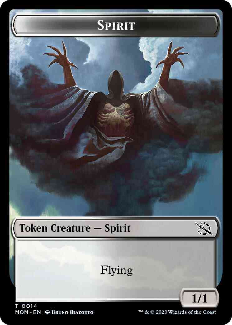 Spirit Token [14] [March of the Machine: Tokens] [Non-Foil]