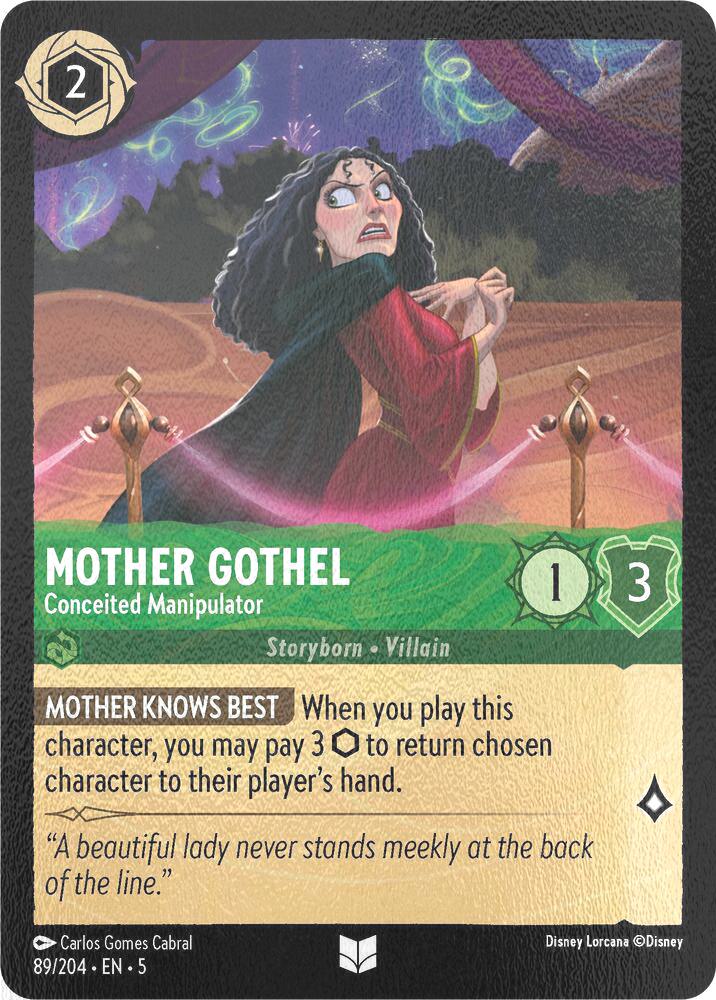 Mother Gothel - Conceited Manipulator - 89/204 [Shimmering Skies] [Cold Foil]