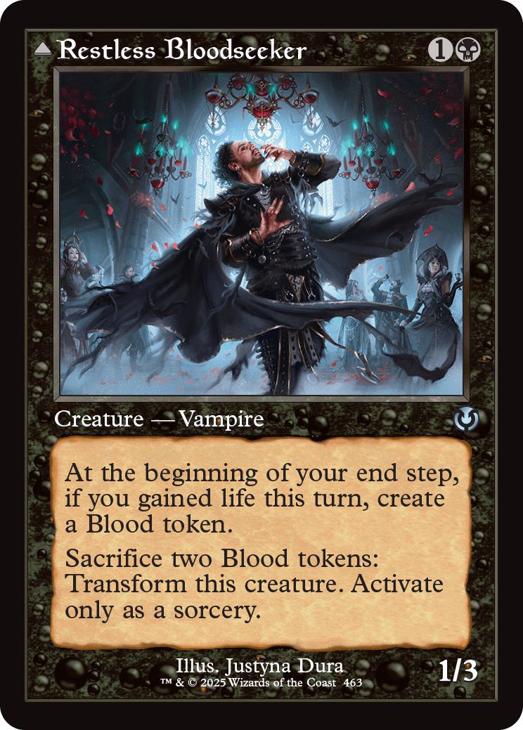 Restless Bloodseeker // Bloodsoaked Reveler [463] [Retro Frame] [Innistrad Remastered] [Non-Foil]