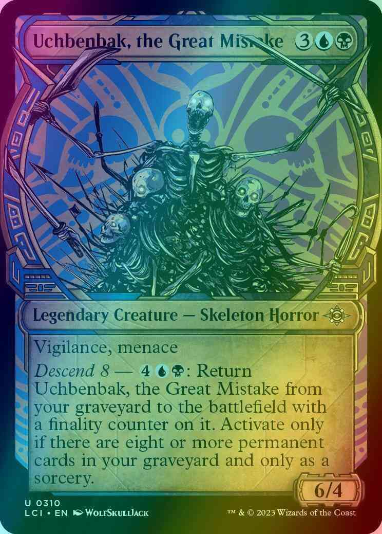 Uchbenbak, the Great Mistake [310] [Legends of Ixalan Showcase] [The Lost Caverns of Ixalan] [Foil]