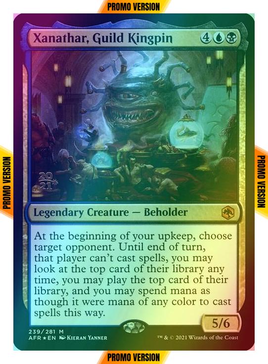 Xanathar, Guild Kingpin [Prerelease] [239s] [Adventures in the Forgotten Realms Promos] [Foil]