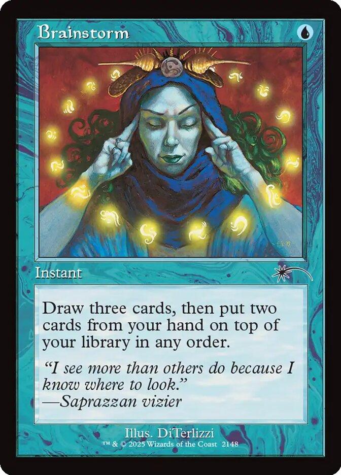 Brainstorm [2148] [Retro Frame] [Dandân Deck] [Secret Lair Drop] [Non-Foil]