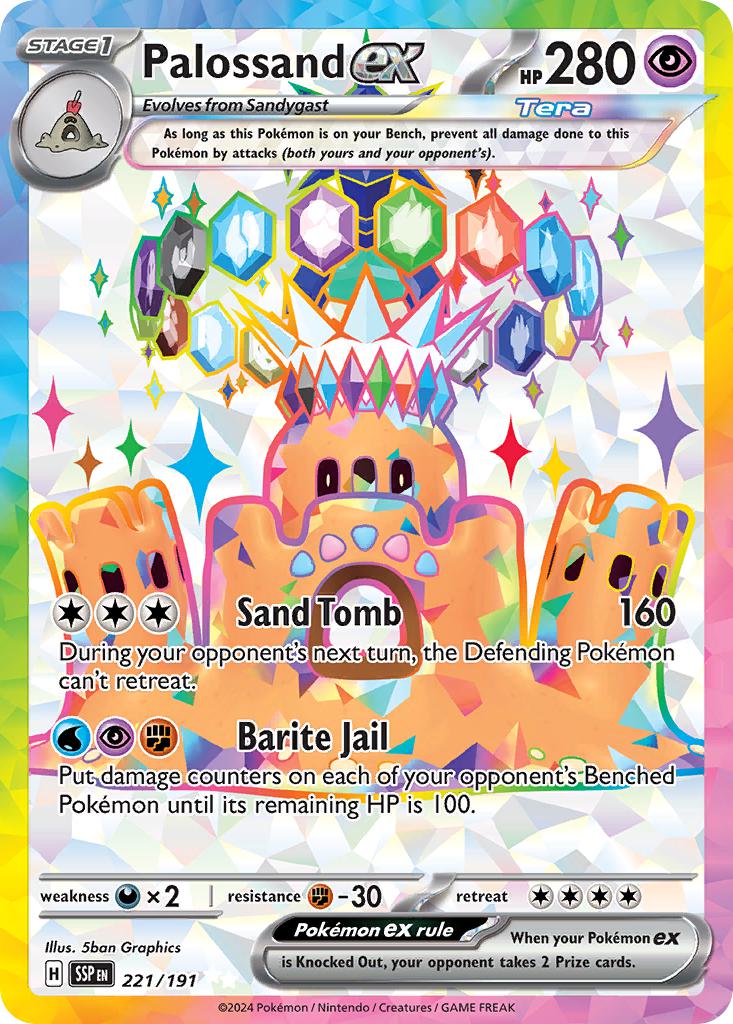 Palossand ex - 221/191 - Ultra Rare [sv08-221] [Ultra]