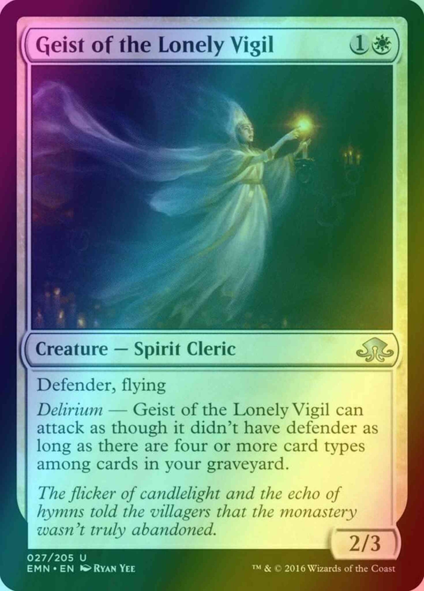 Geist of the Lonely Vigil [27] [Eldritch Moon] [Foil]